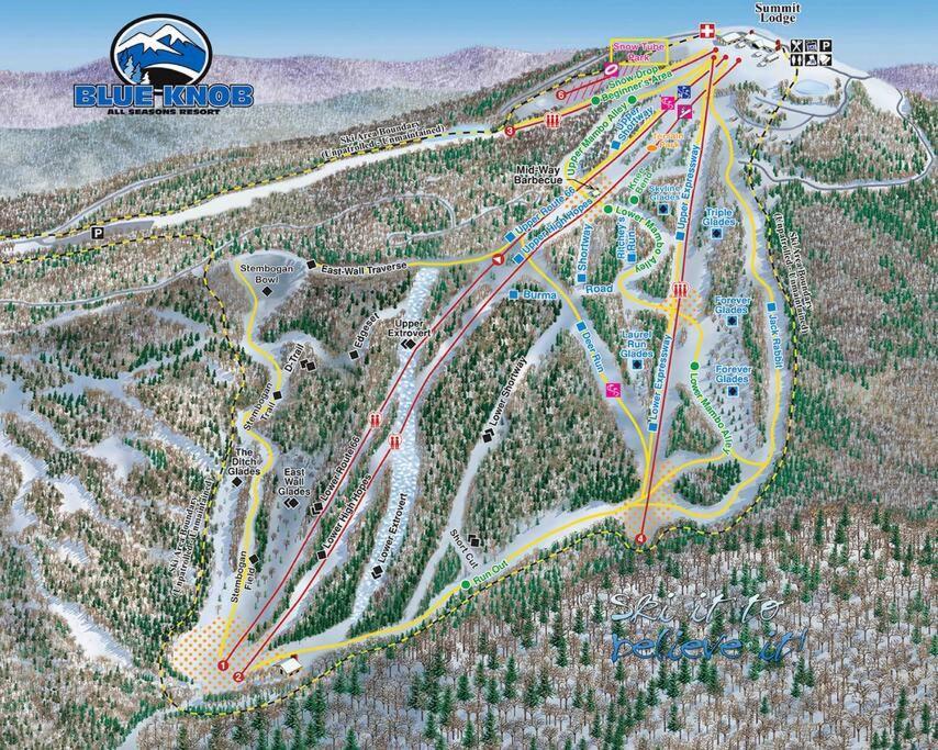 2 Bedroom 2 Bathroom - Blue Knob All Season Resort Condo Claysburg المظهر الخارجي الصورة